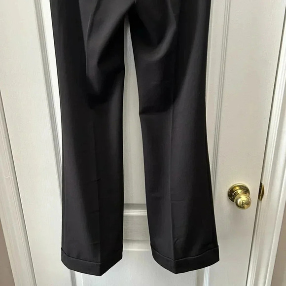 Ricki’s Black Trousers Flare Leg Relaxed Fit Dress Pants Mid  Rise Size 2 - Picture 10 of 16